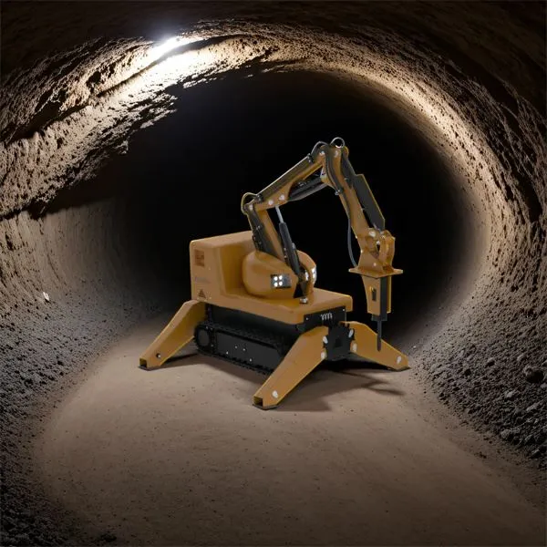 Griovimo robotas statybai